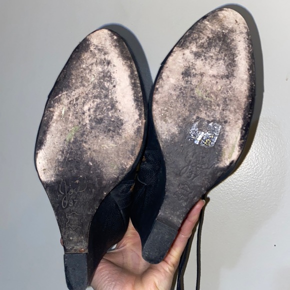 Joie Break On Through Lace-up Wedge Boots - Picture 6 of 12